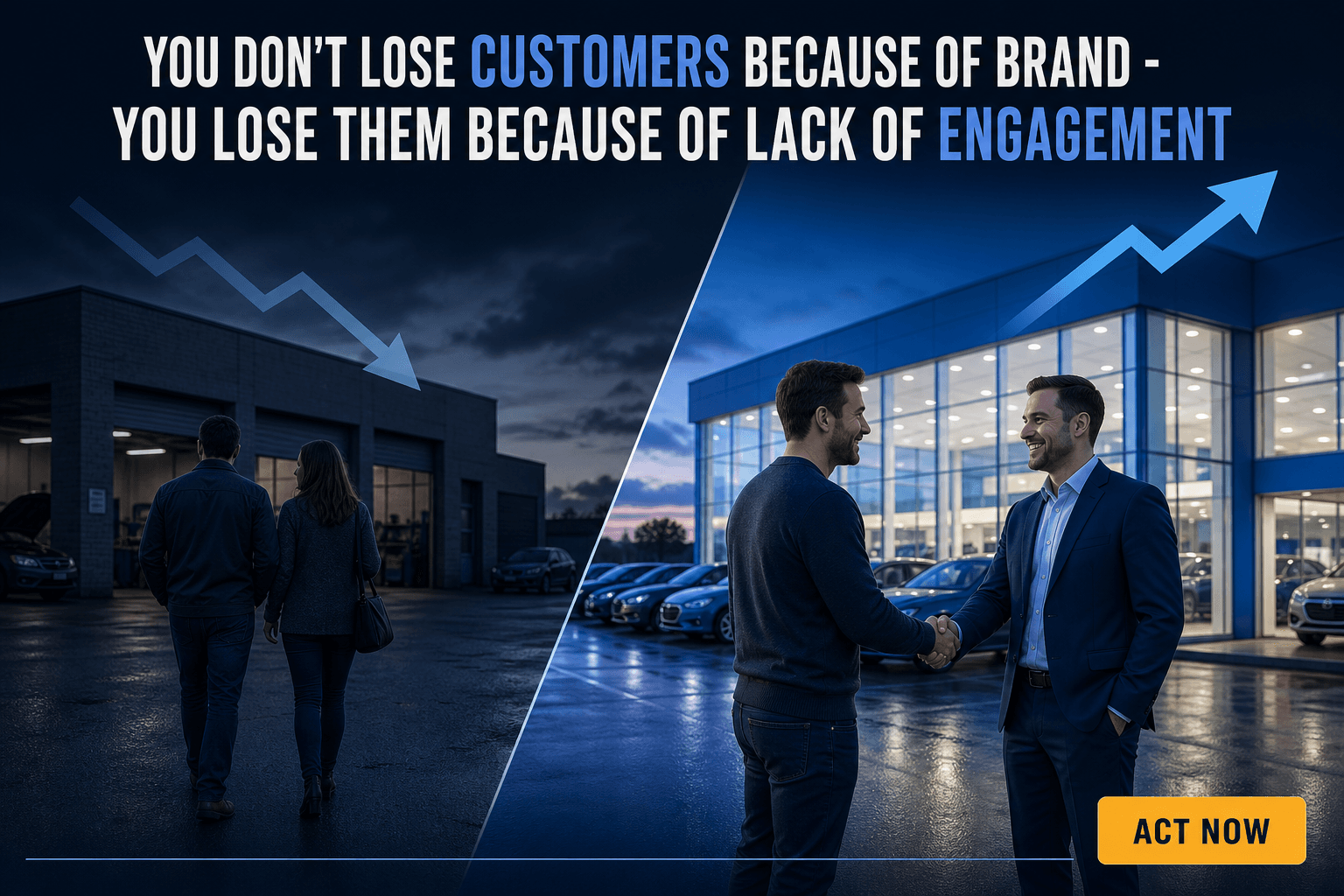 Service-to-sales retention strategy for dealerships