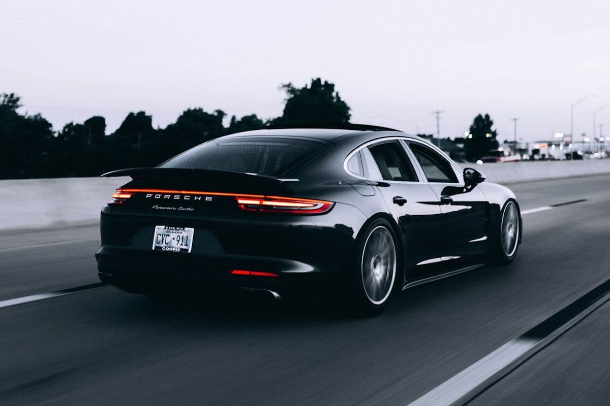 Sports car on the road — dealership marketing that moves inventory